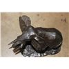Image 6 : African ELEPHANT Bronze Sculpture, Weight 6 lbs