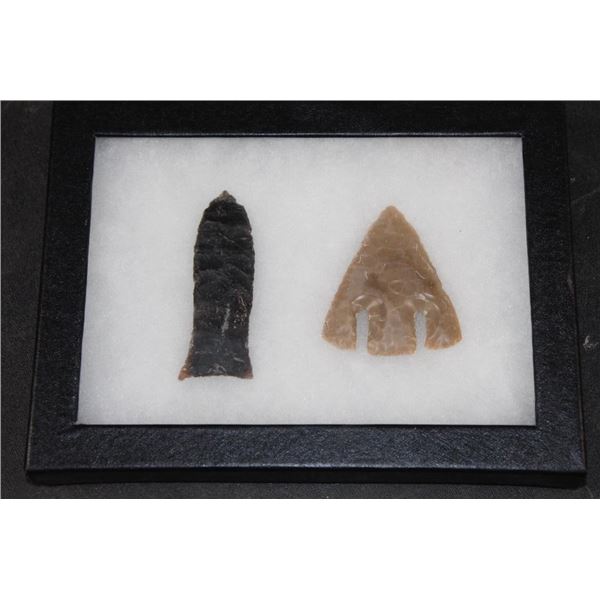 (2) Classic ARROWHEAD Points, Plainview and Calf Creek (ONE$)