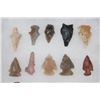 Image 4 : (25) Flint Bird Point ARROWHEADS (ONE$)