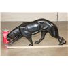 Image 2 : Bronze PANTHER Sculpture, Weight 10 lbs