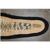 Image 7 : Big Western DIAMONDBACK RATTLESNAKE Skin and Rattle on a Double Felted Rug