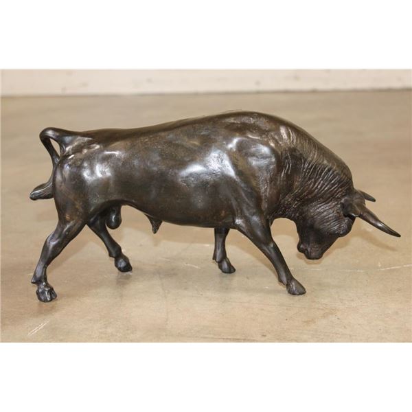 Bronze BULL Sculpture, Weight 5 lbs