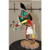 Image 1 : Hand-carved and Hand-Painted "Blue Heyeya" KACHINA DOLL by Hopi artist M.R. Lonewolf
