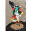 Image 3 : Hand-carved and Hand-Painted "Blue Heyeya" KACHINA DOLL by Hopi artist M.R. Lonewolf