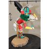 Image 4 : Hand-carved and Hand-Painted "Blue Heyeya" KACHINA DOLL by Hopi artist M.R. Lonewolf