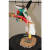Image 7 : Hand-carved and Hand-Painted "Blue Heyeya" KACHINA DOLL by Hopi artist M.R. Lonewolf