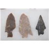 Image 5 : (12) Prehistoric South Texas Bandera Flint Surface Finds ARROWHEADS in a Display Case (ONE$)