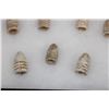 Image 5 : (17) Civil War Era "Minie Balls" Lead Bullets in a Display Case (ONE$)