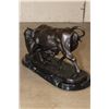 Image 8 : Bronze Fighting BULL AND BEAR Sculpture on a Marble Base, Weight 23 lbs