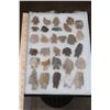 Image 2 : (30) South Texas Surface Finds Heartbreaker ARROWHEADS in a Display Case (ONE$)