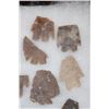 Image 4 : (30) South Texas Surface Finds Heartbreaker ARROWHEADS in a Display Case (ONE$)