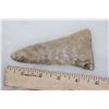 Image 5 : *Amazing Flint Collection* (4) ARROWHEADS-Base Tang ARROWHEAD, Knife. Possibly Plainview and Ensor