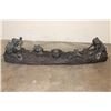 Image 9 : XL Bronze "5 FROGS on a Log" Garden FOUNTAIN, Weight 45 lbs