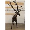 Image 8 : XXXL STAG Bronze Sculpture, Weith 75 lbs