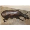 Image 7 : XXXL Bronze DOE Deer Sculpture, Weight 70 lbs