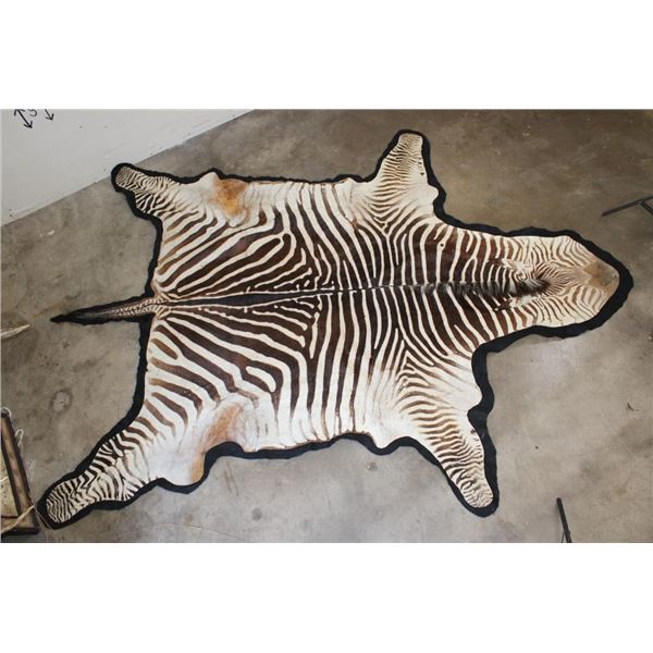 *Big* Felted ZEBRA Hide Rug