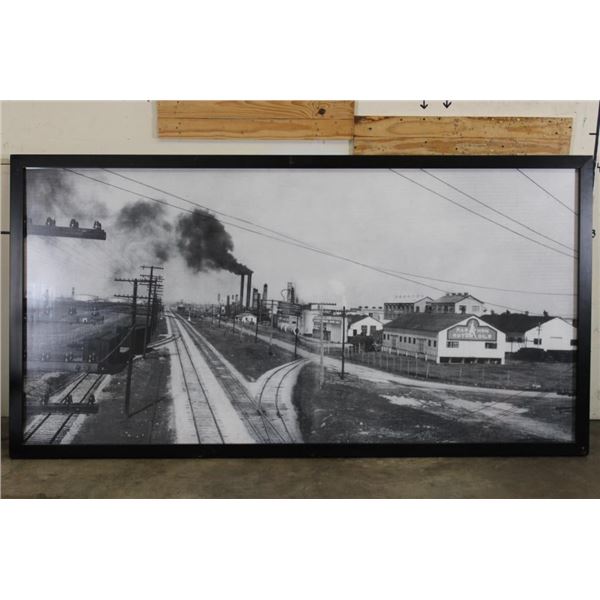 *Huge* Marathon Motor Oil Framed Photo Print from "Historic Photos of Texas Oil" by Mike Cox