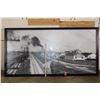 Image 2 : *Huge* Marathon Motor Oil Framed Photo Print from "Historic Photos of Texas Oil" by Mike Cox