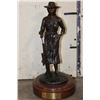 Image 1 : "Sportswomen of the Year 2005" Annie Oakley Bronze Statue signed by artist Raj S Paul, Weight 8 lbs