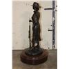 Image 4 : "Sportswomen of the Year 2005" Annie Oakley Bronze Statue signed by artist Raj S Paul, Weight 8 lbs