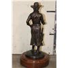 Image 5 : "Sportswomen of the Year 2005" Annie Oakley Bronze Statue signed by artist Raj S Paul, Weight 8 lbs