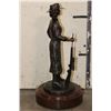 Image 6 : "Sportswomen of the Year 2005" Annie Oakley Bronze Statue signed by artist Raj S Paul, Weight 8 lbs