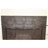 Image 2 : Antique Victorian CAST IRON Fireplace Mantel Insert with a Removable Summer Cover