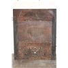Image 9 : Antique Victorian CAST IRON Fireplace Mantel Insert with a Removable Summer Cover
