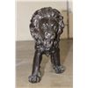 Image 4 : African LION Bronze Sculpture, Weight 15 lbs