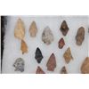 Image 3 : (37) Prehistoric Northeast Texas Flint Dart Point ARROWHEADS in a Display Case (ONE$)
