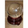 Image 5 : Glass "Crystal Ball" With a Wooden Stand