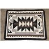 Image 1 : Traditional Hand-woven "Two Grey Hills" NAVAJO TEXTILE or Rug