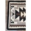 Image 3 : Traditional Hand-woven "Two Grey Hills" NAVAJO TEXTILE or Rug
