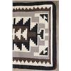 Image 5 : Traditional Hand-woven "Two Grey Hills" NAVAJO TEXTILE or Rug