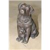 Image 1 : Mother DOG with Her PUPPY Bronze Sculpture, Weight 4 lbs