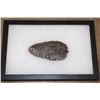 Image 1 : Bandera Flint Base Tang ARROWHEAD in a Display Case