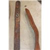 Image 8 : Antique "Old West" Horse Bits, Bridals, 2 Tooled Leather Belts, and a Leather Strap (ONE$)