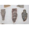 Image 4 : (12) Prehistoric South Texas Flint ARROWHEADS in a Display Case (ONE$)