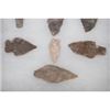 Image 5 : (12) Prehistoric South Texas Flint ARROWHEADS in a Display Case (ONE$)