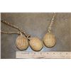 Image 3 : Primitive South American Set of Rawhide BOLAS (Hunting Weapon)
