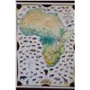 Image 3 : Rowland Ward "Hunting and Conservation" Africa Map Print by artist E. Buckley in a Wood and Glass