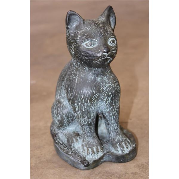 Bronze CAT Sculpture, Weight 3 lbs