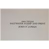 Image 8 : Renowned artist John P. Cowan 1989 Limited Ed. Texas Saltwater Print and Stamp. Signed and numbered