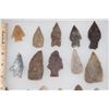 Image 4 : (38) Native American ARROWHEADS in a Display Case (ONE$)