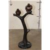 Image 5 : Big Bronze Sculpture of LOVE BIRDS on a Branch, Weight 13 lbs