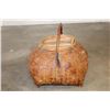 Image 3 : Antique Hand-woven SNAKE BASKET with a Sliding Lid