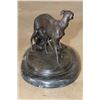 Image 4 : "Jiji et Giselle" or "Jiji and Giselle" Bronze sculpture after PJ Mene on a Marble Base, Weight 6