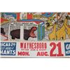Image 6 : Original AL G. Kelly and Miller Bros. "2nd Largest Circus" Advertisement from the 1950's