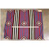 Image 2 : Antique "Satima Spring Arizona" Print Hand-woven NAVAJO Rug by Native Weaver Jean Nez
