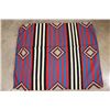 Image 7 : Antique "Satima Spring Arizona" Print Hand-woven NAVAJO Rug by Native Weaver Jean Nez